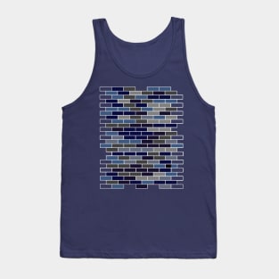 Blue Bricks Tank Top